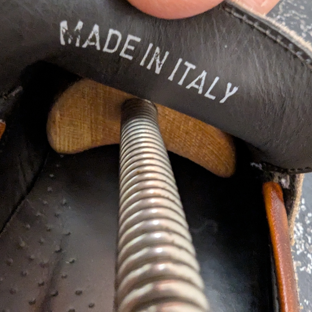 Mens Massimo Matteo Penny Loafers Shoes UK SZ 7 USA SZ 8 Made in Italy - Picture 10 of 12